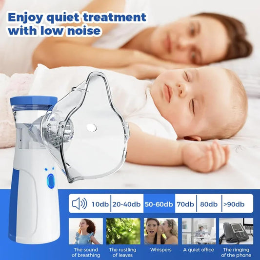 FREE HOME DELIVERY - Portable Mesh Nebulizer FDA Approved
