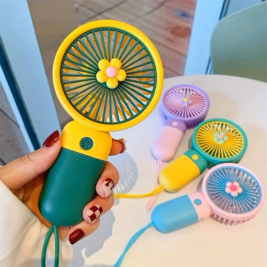 Portable Mini Small Hand Held Fan (Random Design)