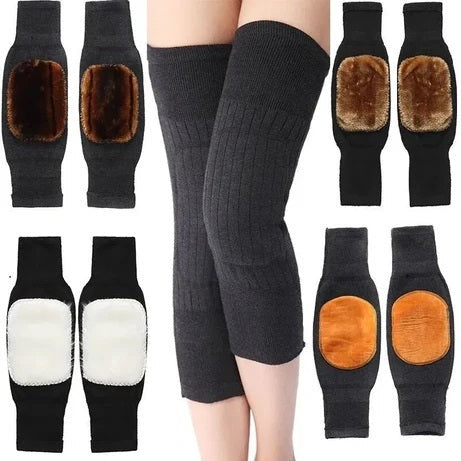 Cashmere Wool Knee Warmers with Adjustable Strap – For Men & Women | Up to 50% Off